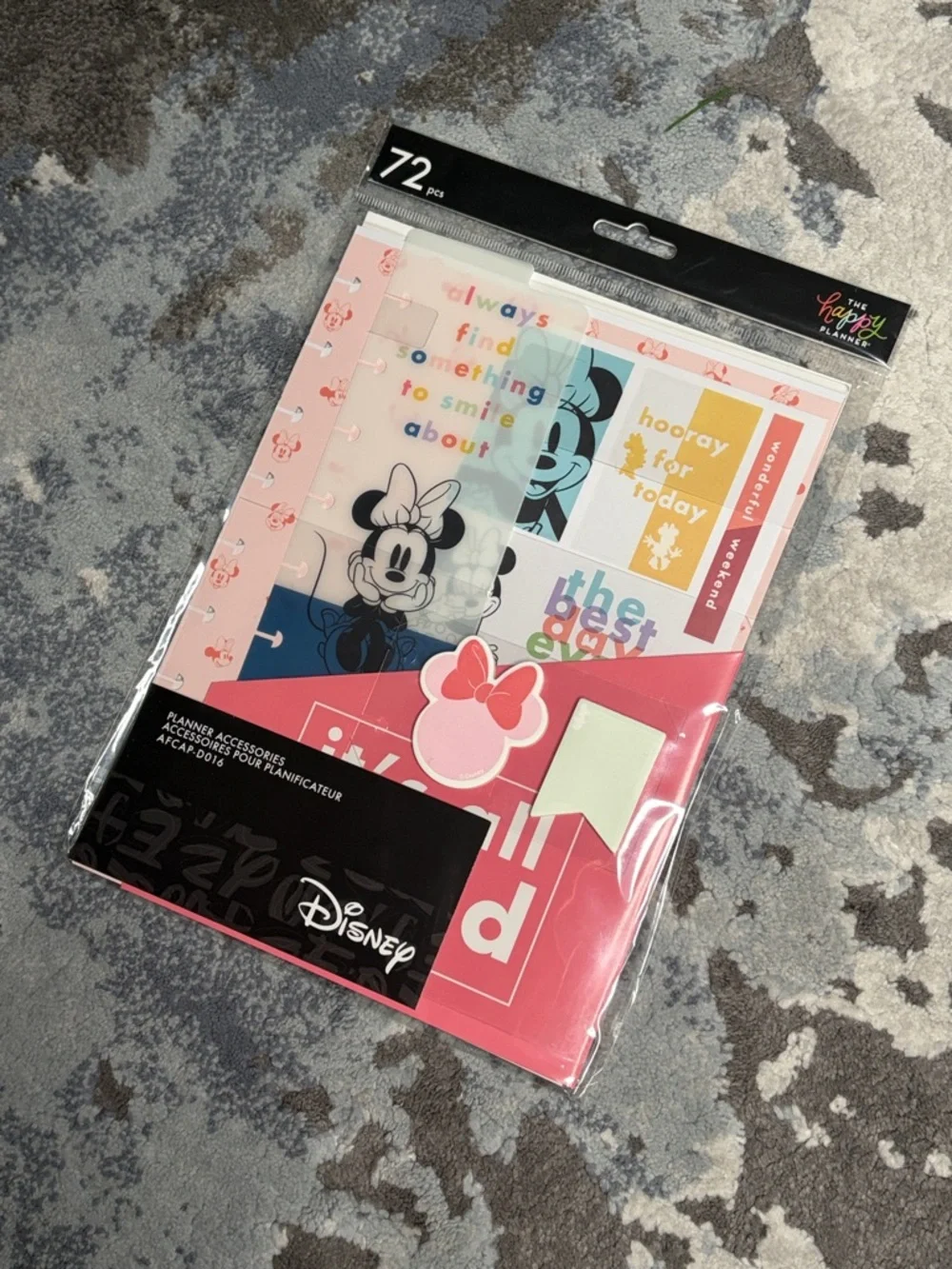 ❤️$10 NWT Happy Planner X Disney Minnie Mouse Planner Accessories Set